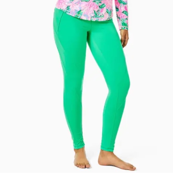 Lilly Pulitzer Pants - - Lillly Pulitzer Weekender High Rise Leggings in Agave Green (XXS) New